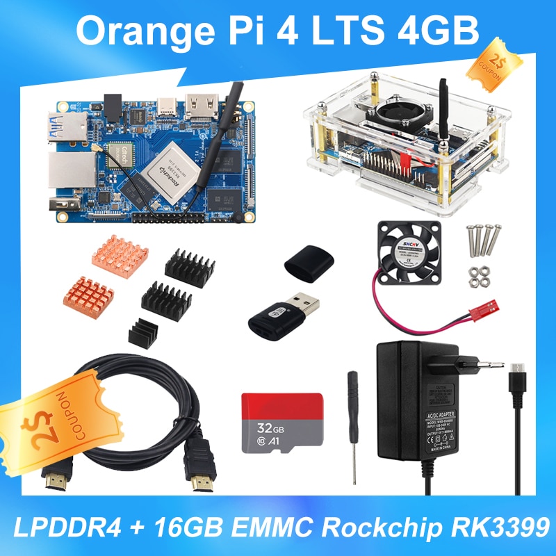   4 LTS 4GB LPDDR4 + 16GB EMMC Ĩ RK3399 ,   BT5.0 ⰡƮ ̴, ȵ̵ ,  OS 
